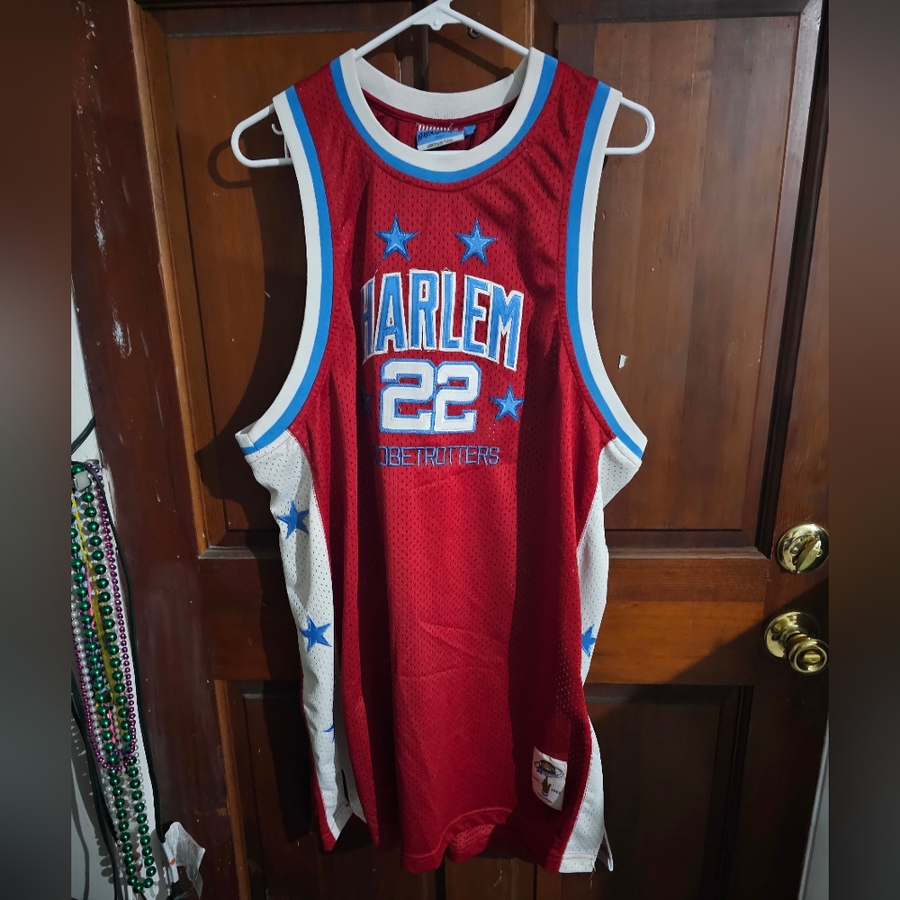 Platinum Fubu Curly Neal Harlem Globetrotters Red Men's Tank Top Size XL